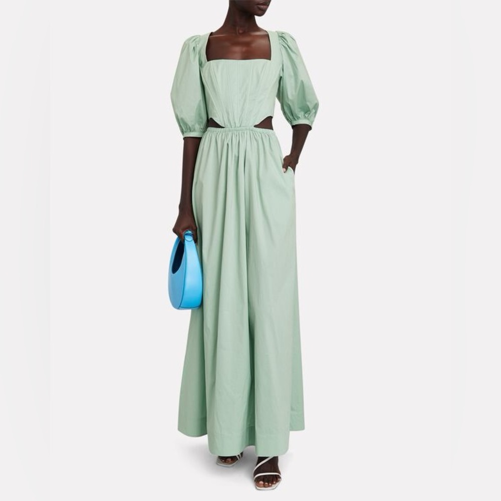 STAUD - Astro dress in color Sage. Size 2